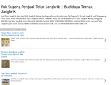 Tablet Screenshot of budidayaternakjangkrik.com